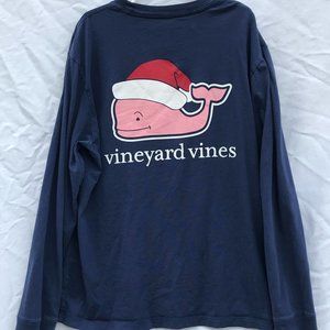 Youth Blue Vineyard Vines Long Sleeve Christmas
